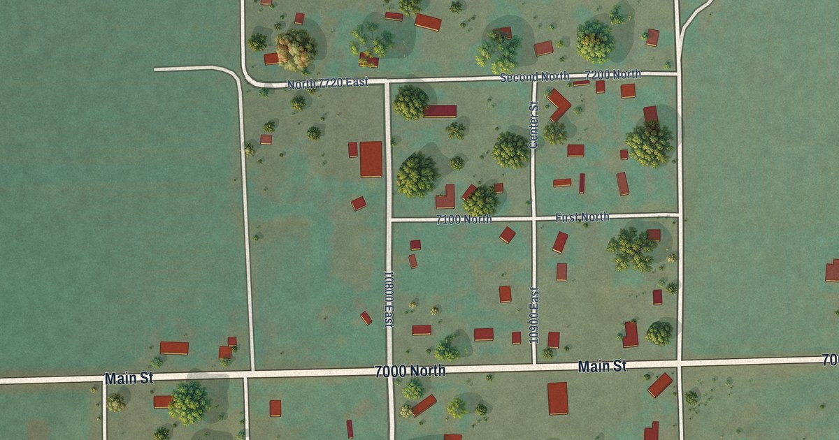 Map of Lapoint, Utah in 2026