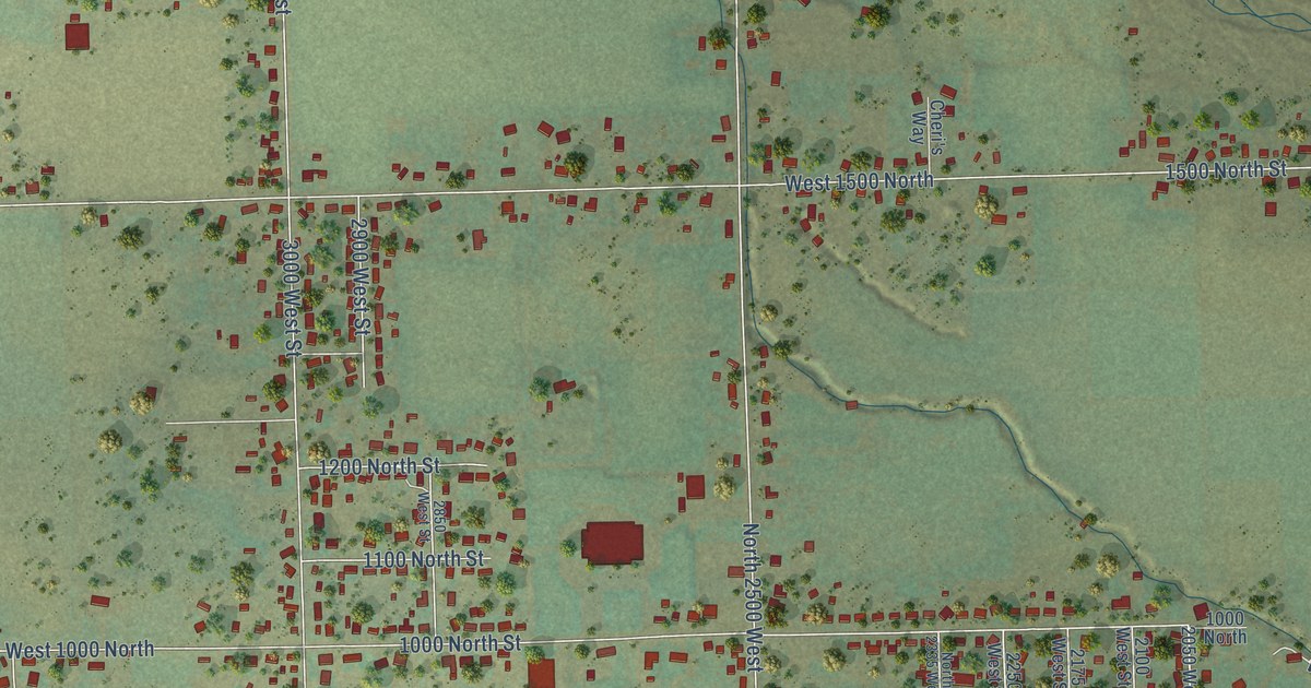 Map of Maeser, Utah in 2026