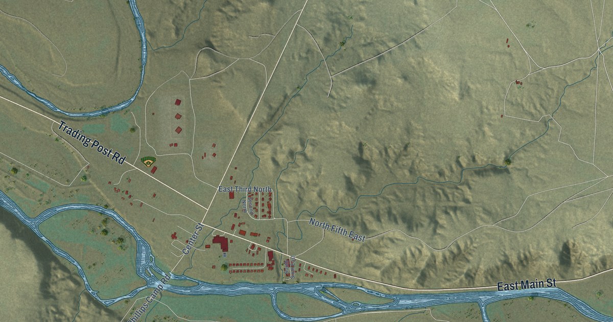 Map of Montezuma Creek, Utah in 2026