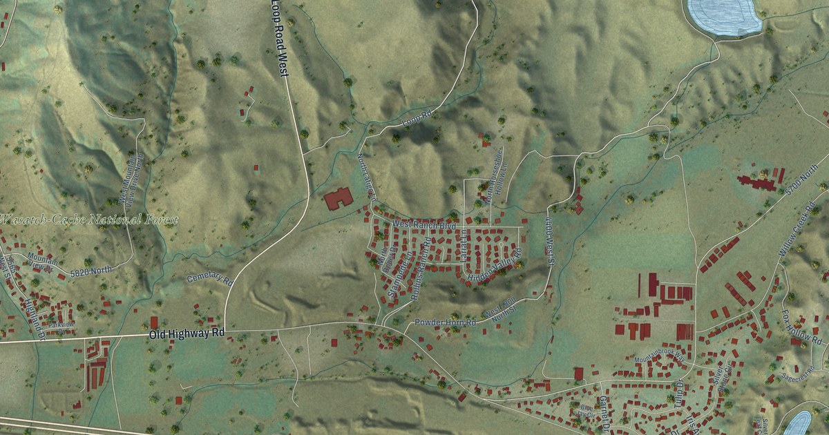 Map of Mountain Green, Utah in 2026