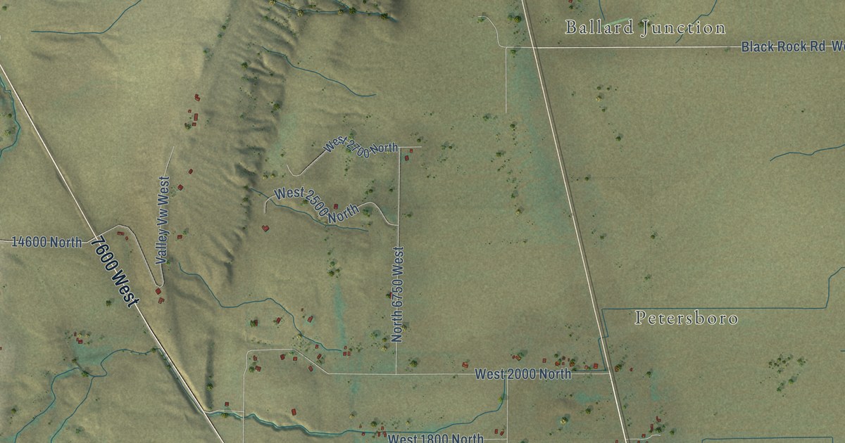Map of Peter, Utah in 2026