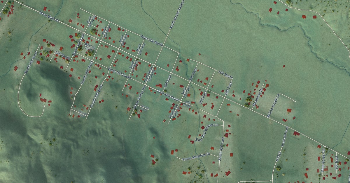 Map of Pine Valley, Utah in 2026