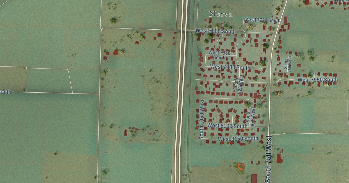 Map of South Willard, Utah in 2026