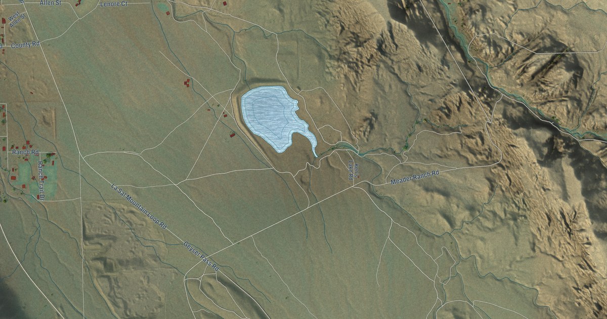 Map of Spanish Valley, Utah in 2026