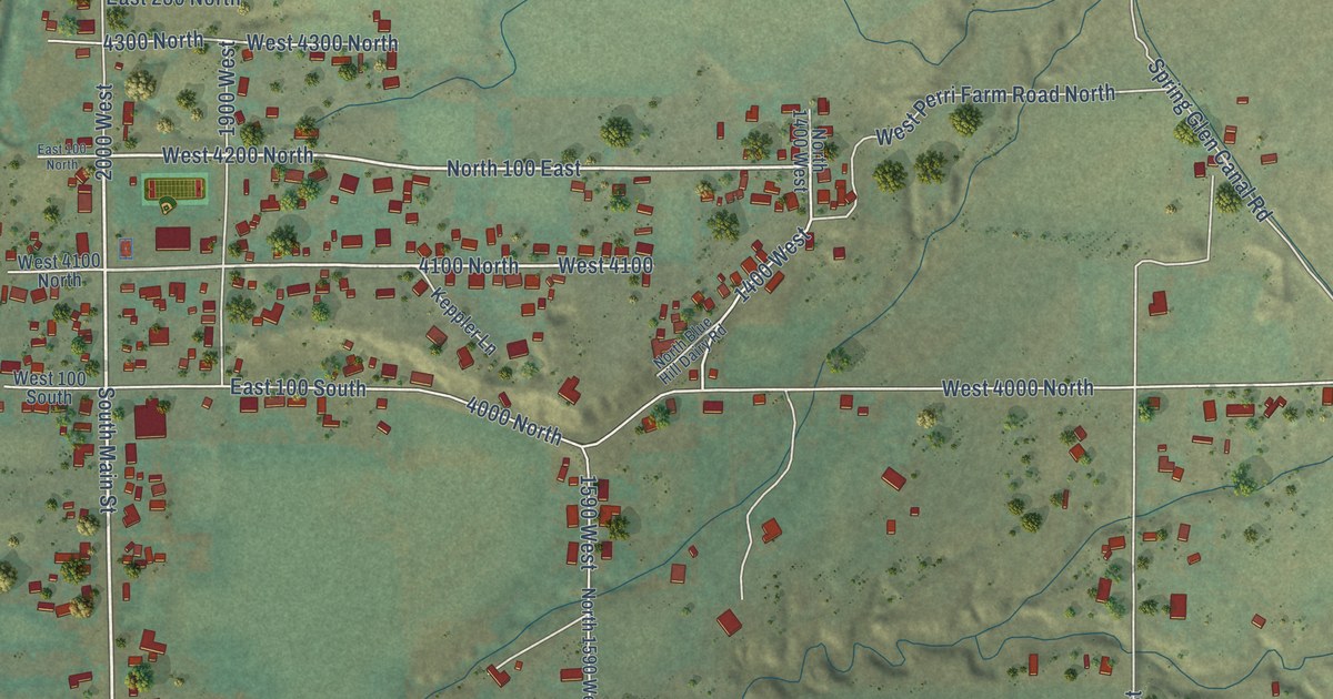 Map of Spring Glen, Utah in 2026