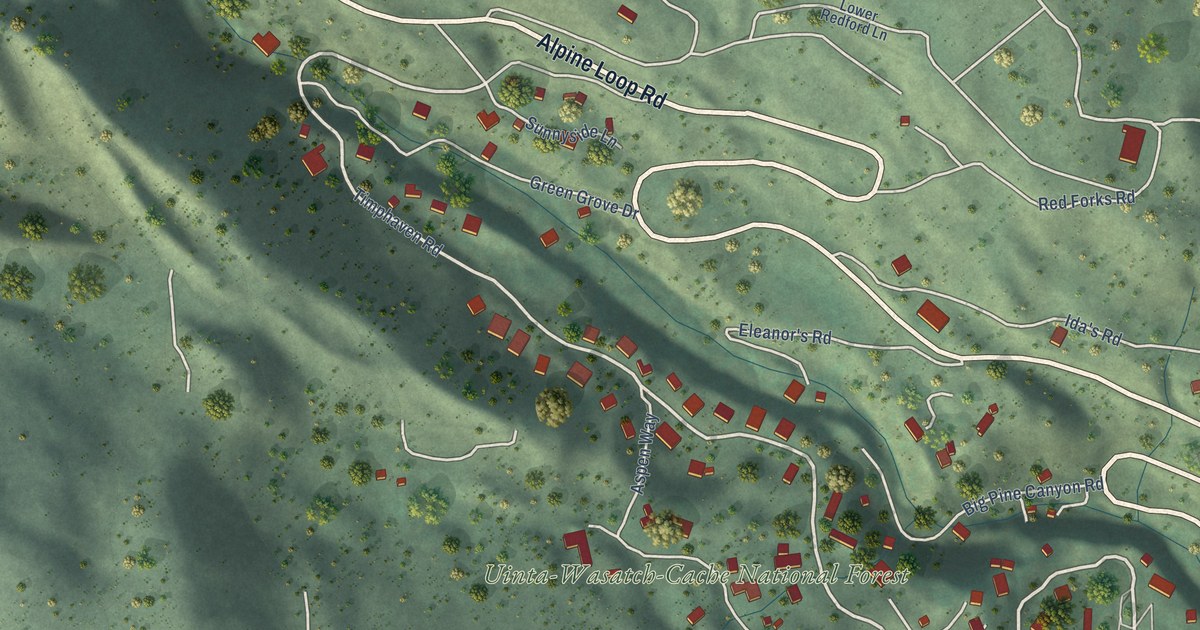 Map of Sundance, Utah in 2026
