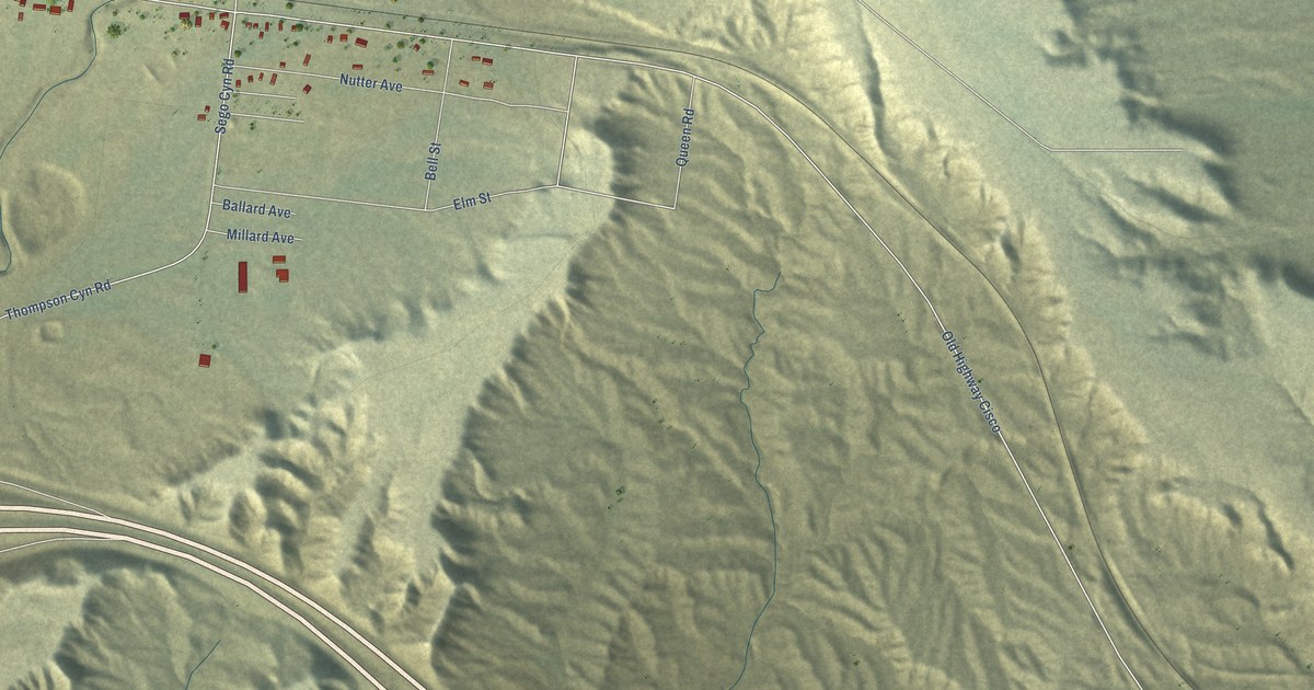 Map of Thompson Springs, Utah in 2026
