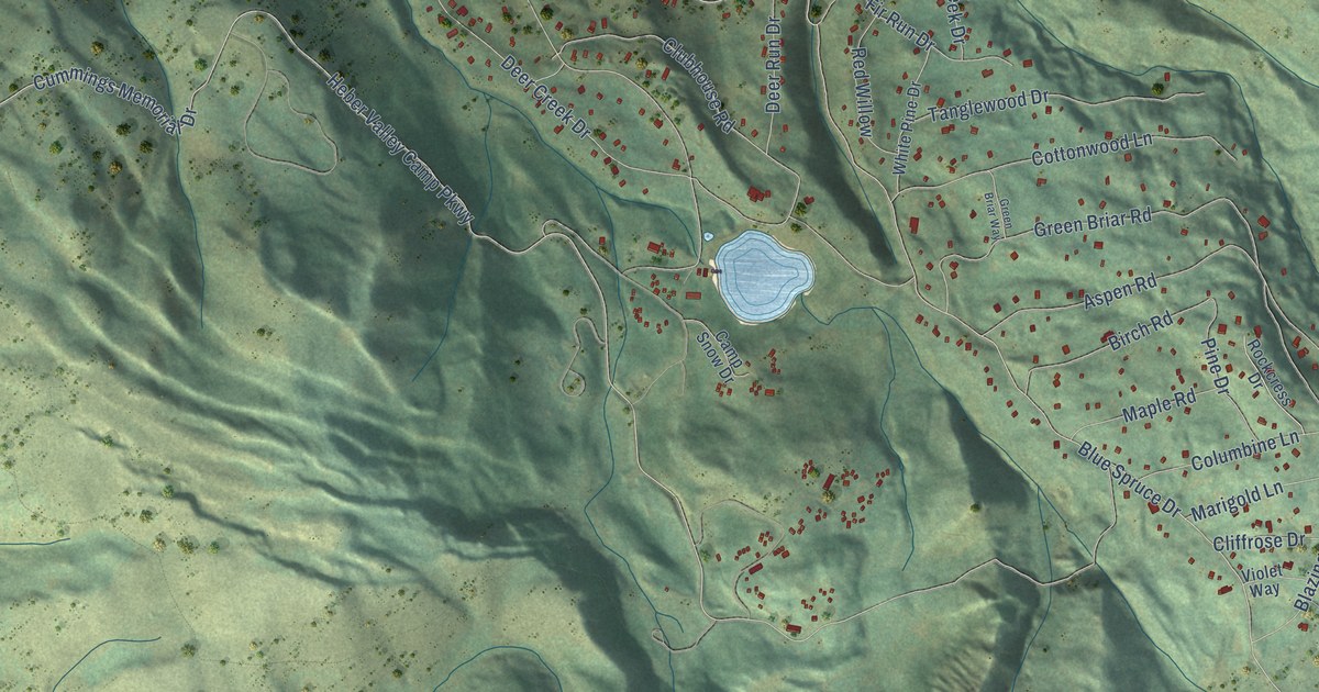 Map of Timber Lakes, Utah in 2026