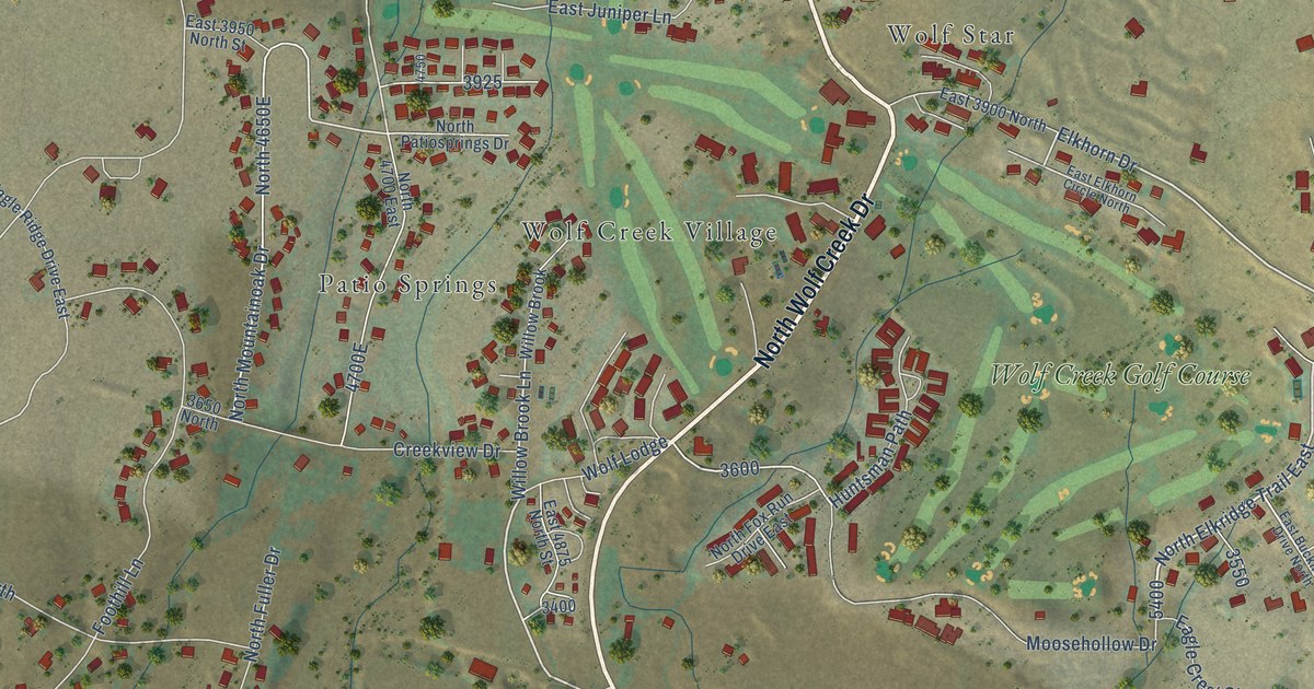 Map of Wolf Creek, Utah in 2026