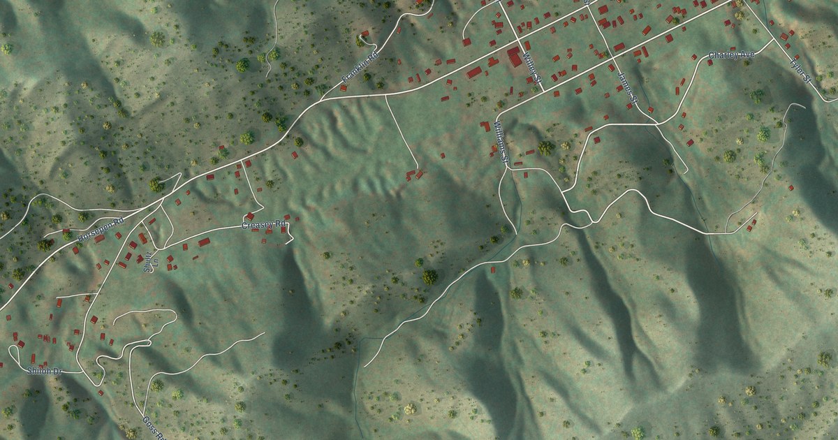 Map of Abbs Valley, Virginia in 2026