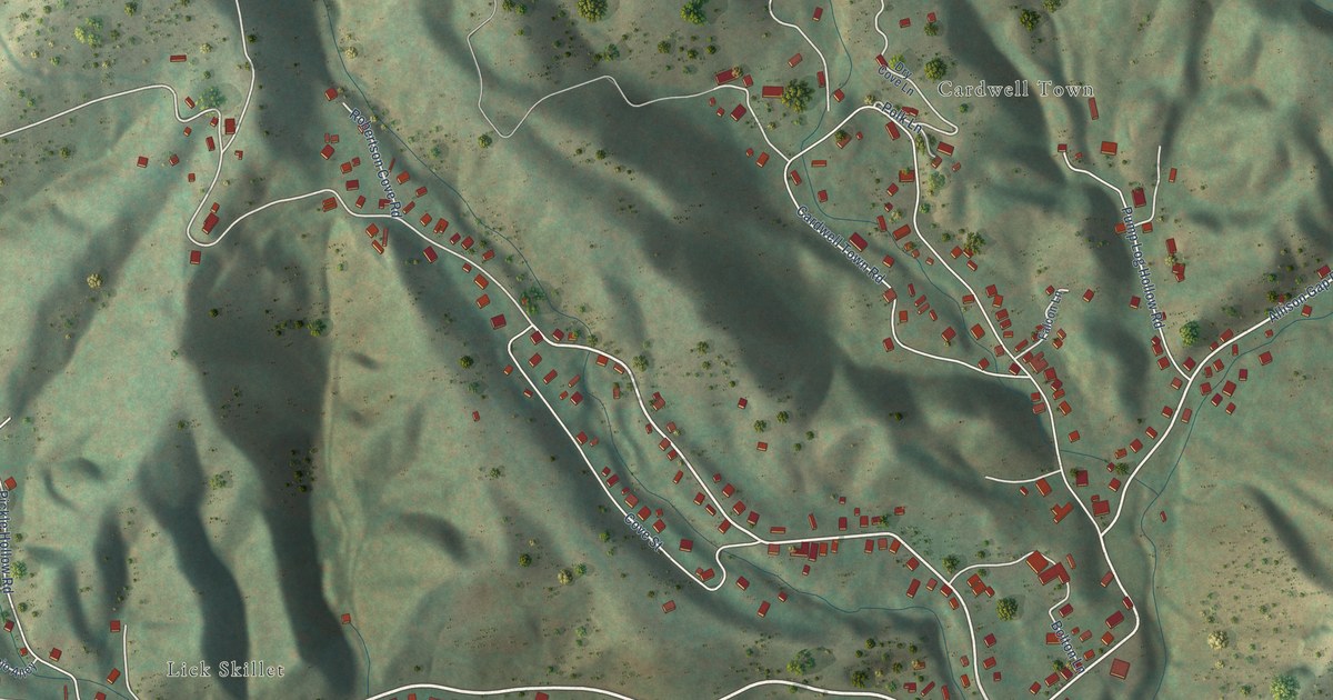 Map of Allison Gap, Virginia in 2026
