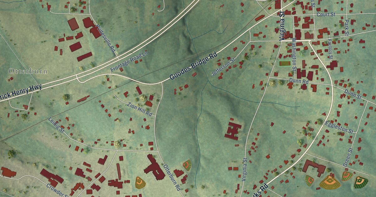 Map of Amelia Court House, Virginia in 2026