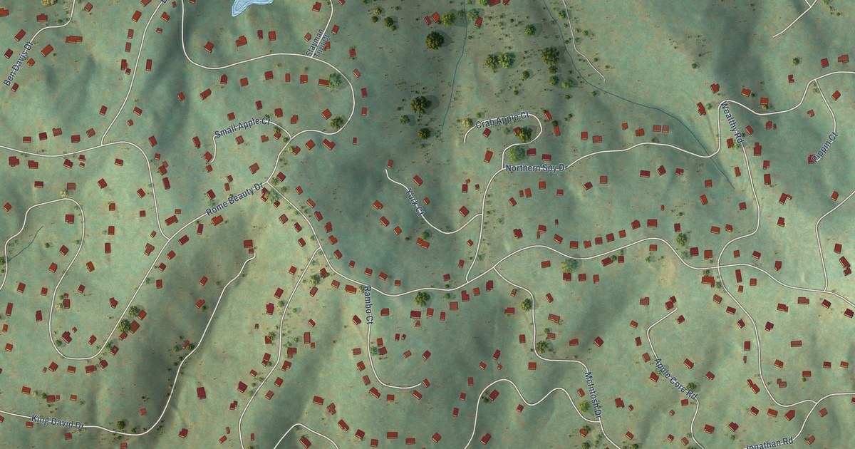 Map of Apple Mountain Lake, Virginia in 2026