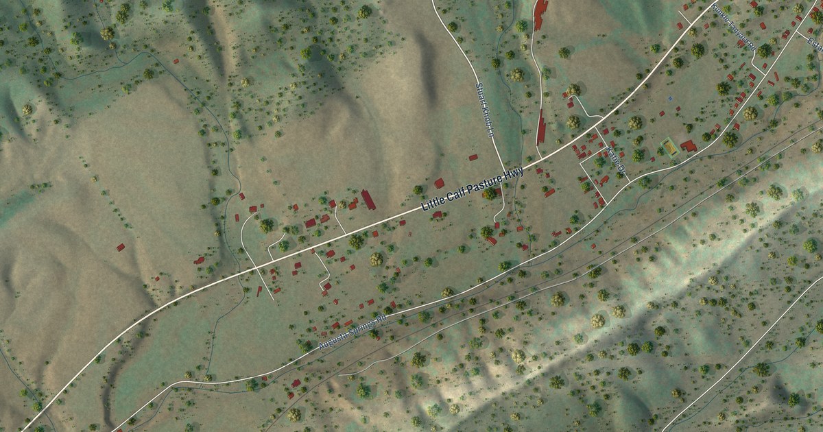 Map of Augusta Springs, Virginia in 2026