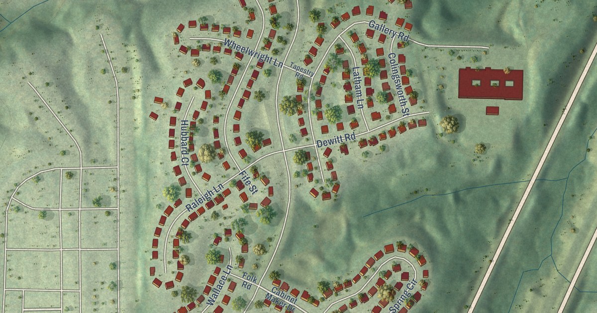 Map of Austin Ridge, Virginia in 2026