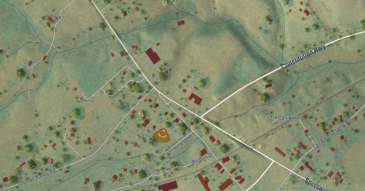 Map of Barboursville, Virginia in 2026