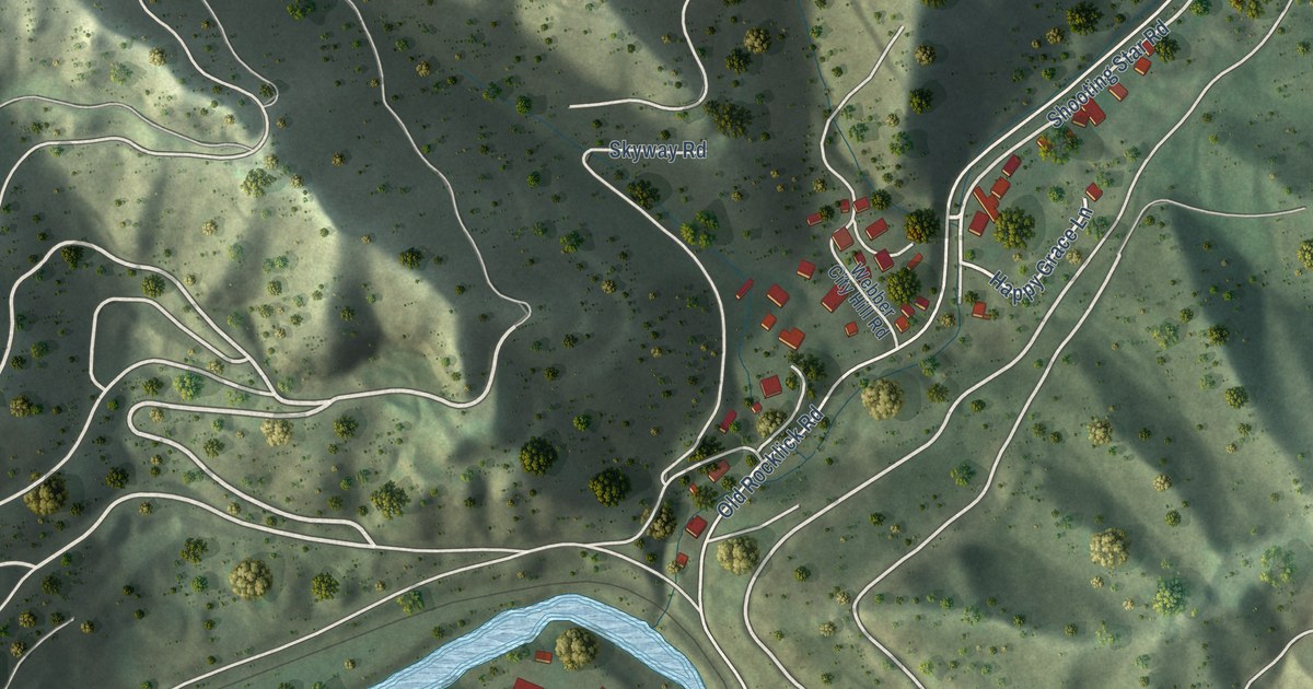 Map of Big Rock, Virginia in 2026