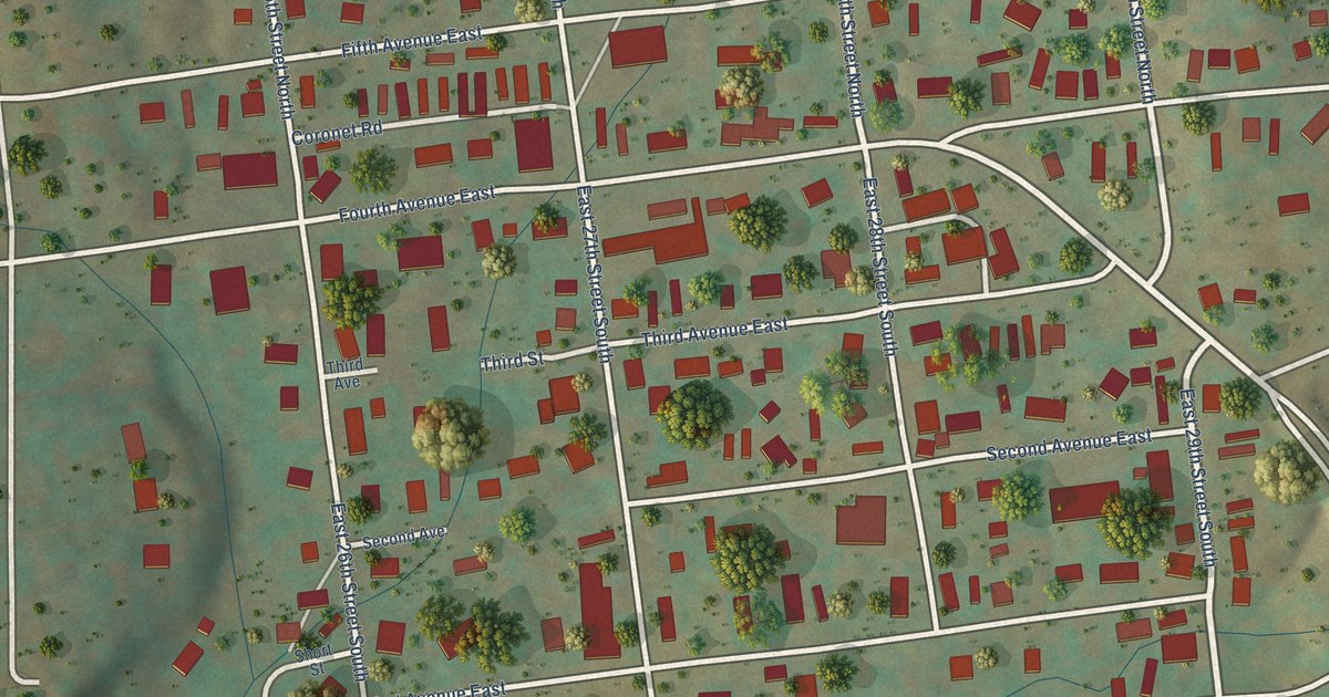 Map of Big Stone Gap East, Virginia in 2026