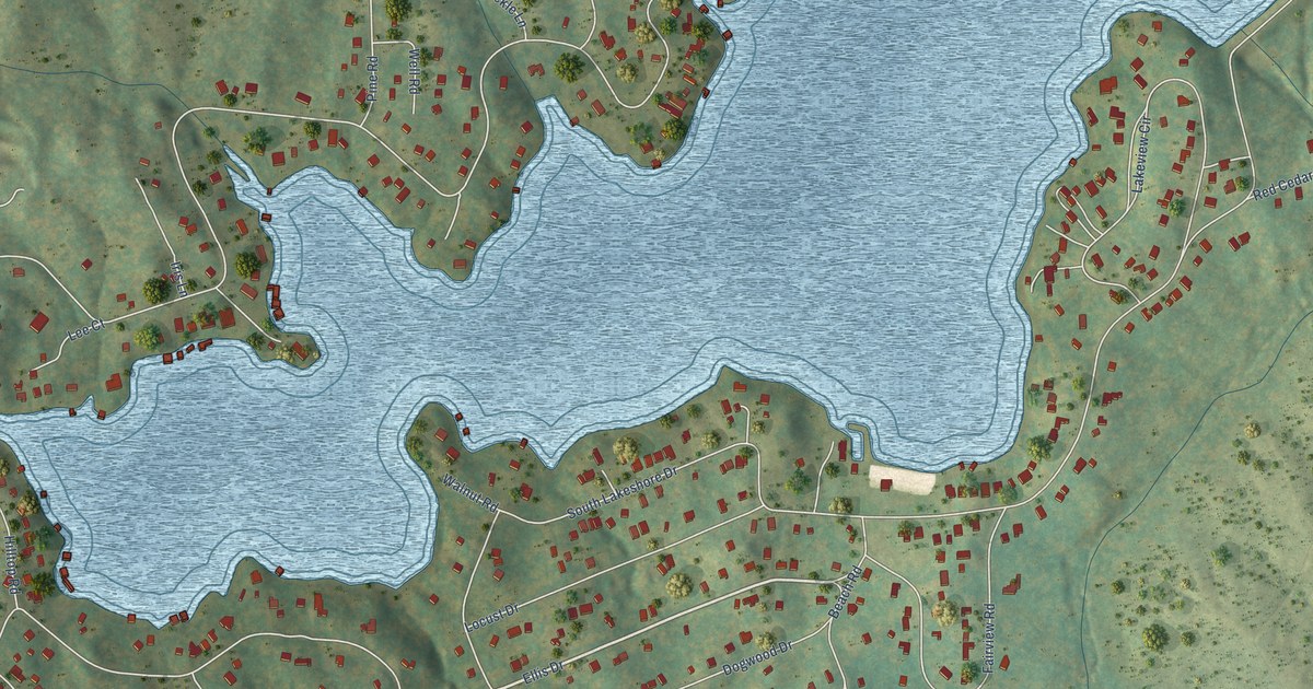 Map of Blue Ridge Shores, Virginia in 2026