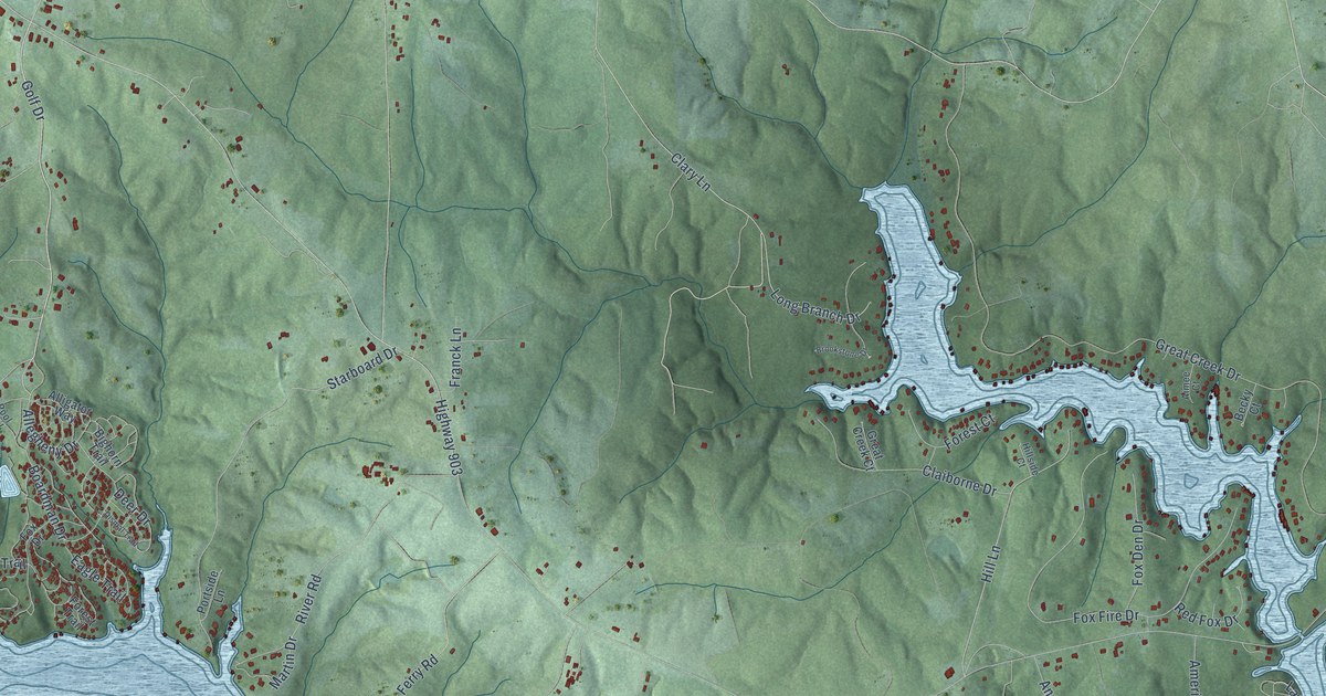 Map of Bracey, Virginia in 2026
