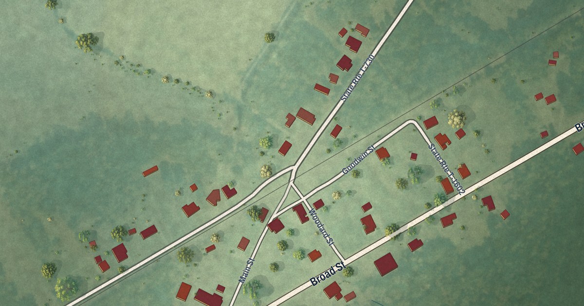 Map of Branchville, Virginia in 2026