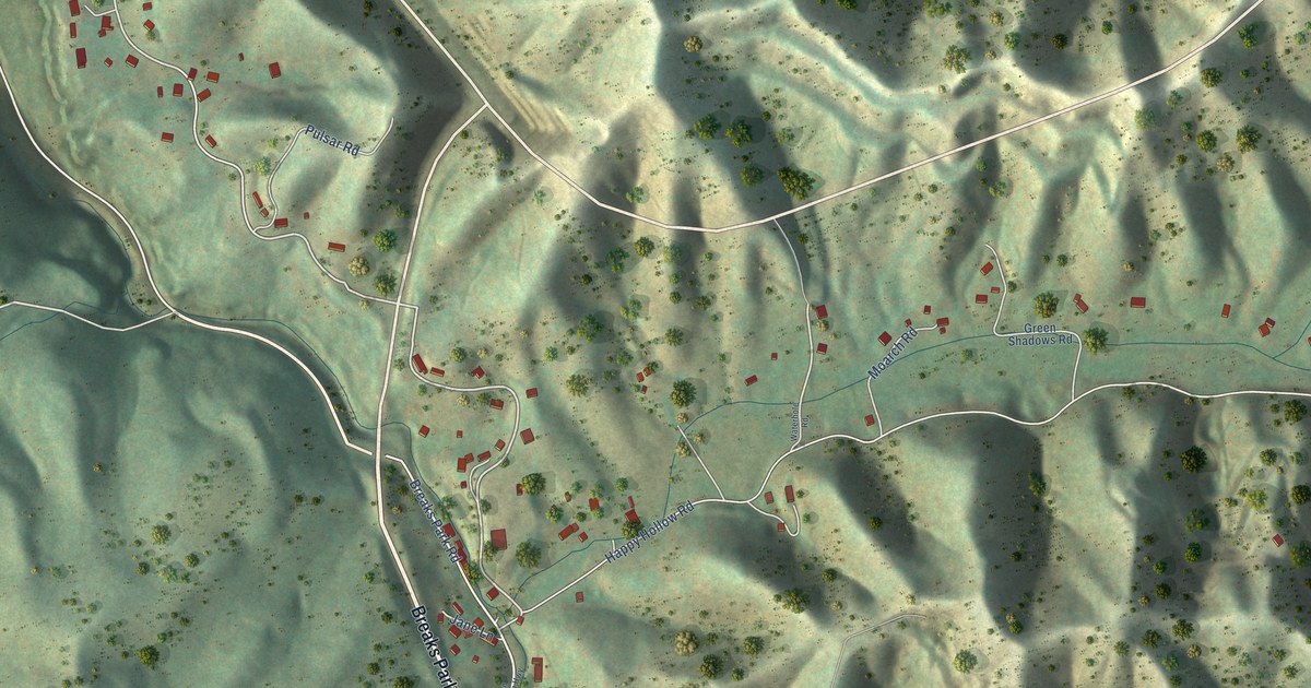 Map of Breaks, Virginia in 2026