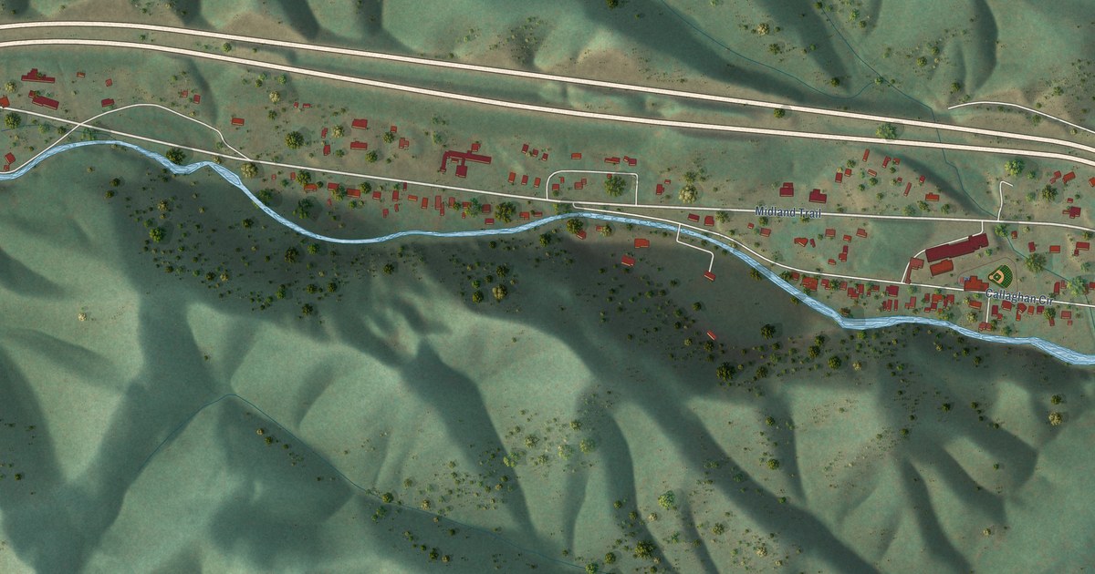 Map of Callaghan, Virginia in 2026