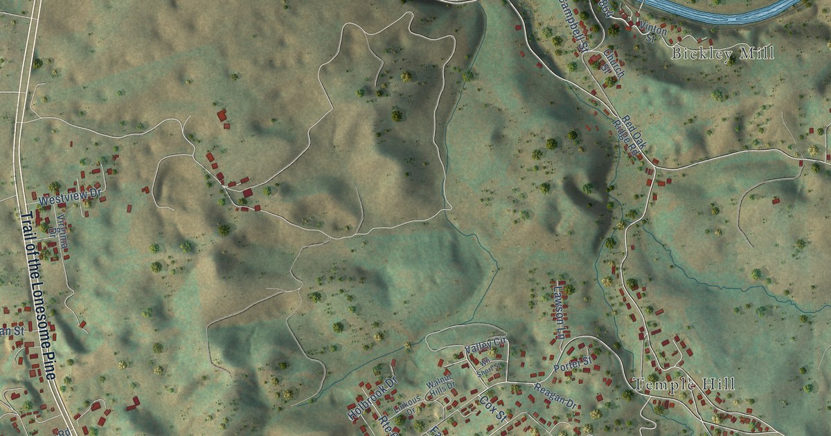 Map of Castlewood, Virginia in 2026