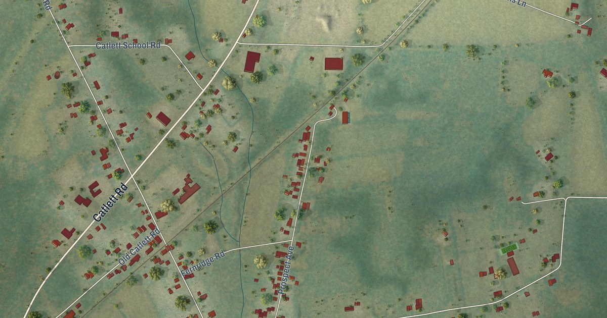 Map of Catlett, Virginia in 2026