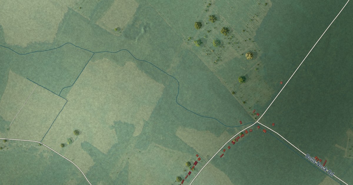 Map of Cats Bridge, Virginia in 2026