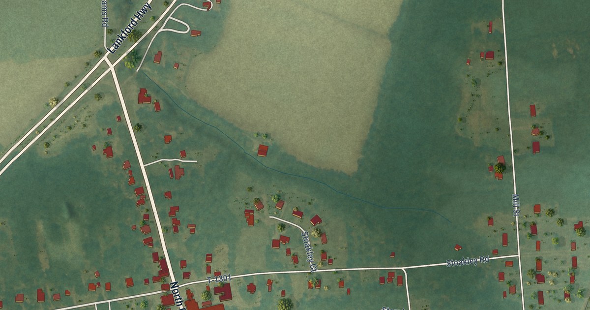 Map of Cheriton, Virginia in 2026
