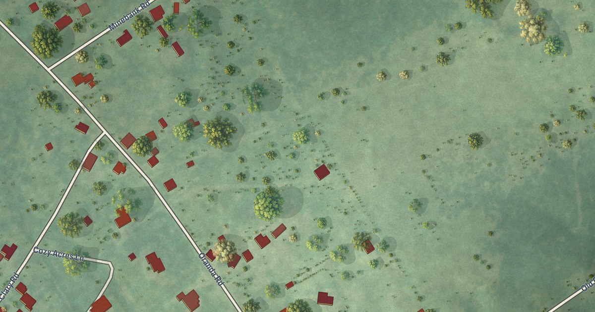 Map of Clary, Virginia in 2026