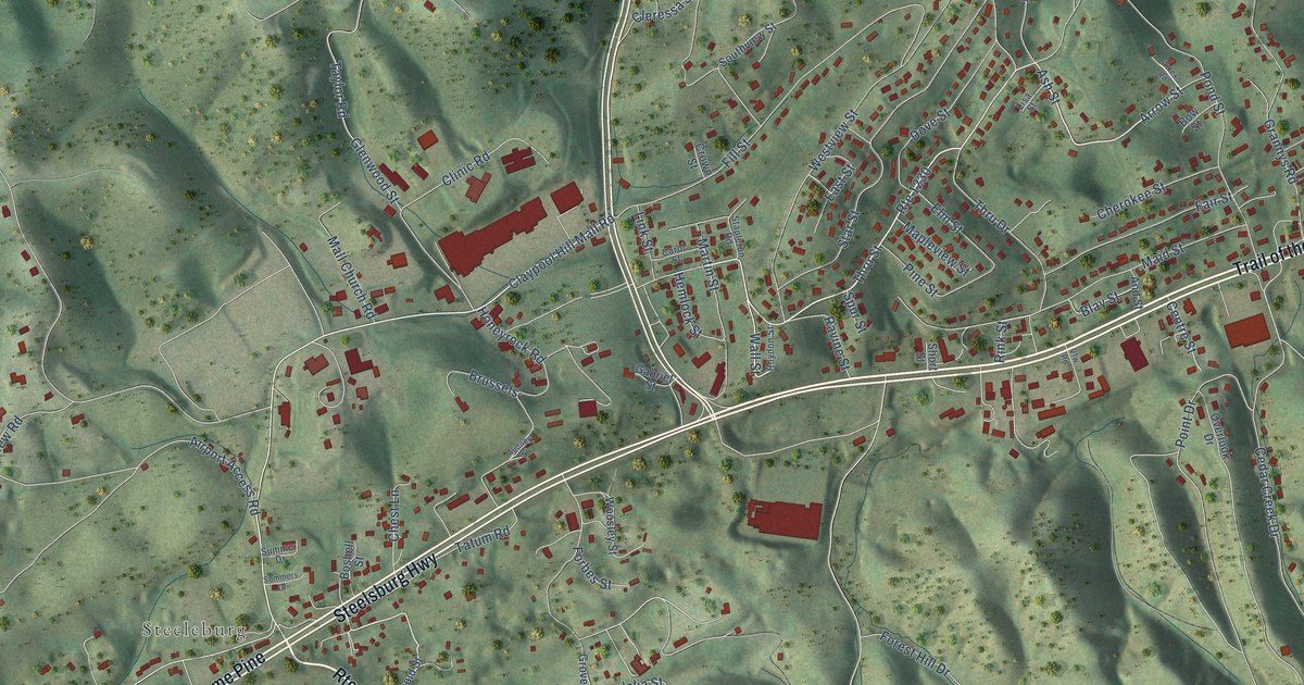 Map of Claypool Hill, Virginia in 2026