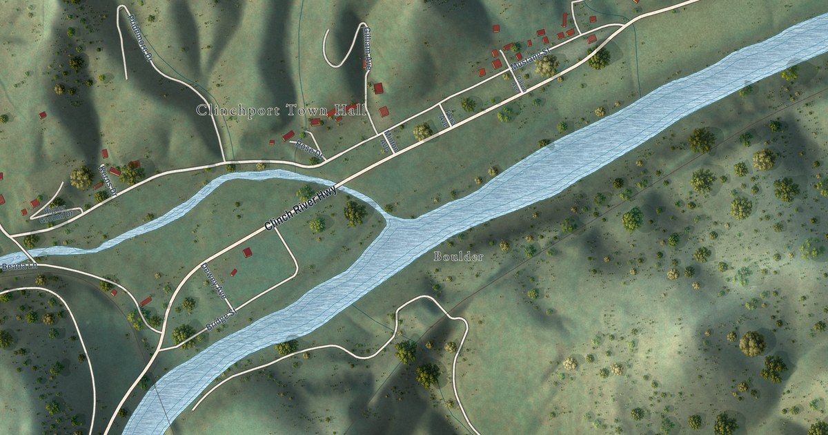 Map of Clinchport, Virginia in 2026