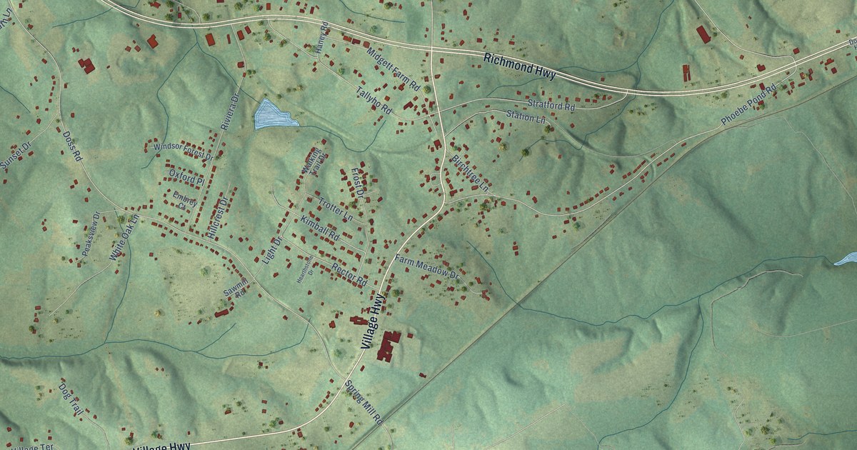 Map of Concord, Virginia in 2026