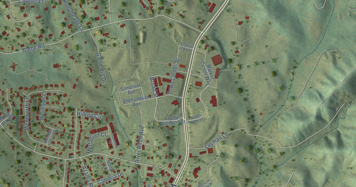 Map of Daleville, Virginia in 2026