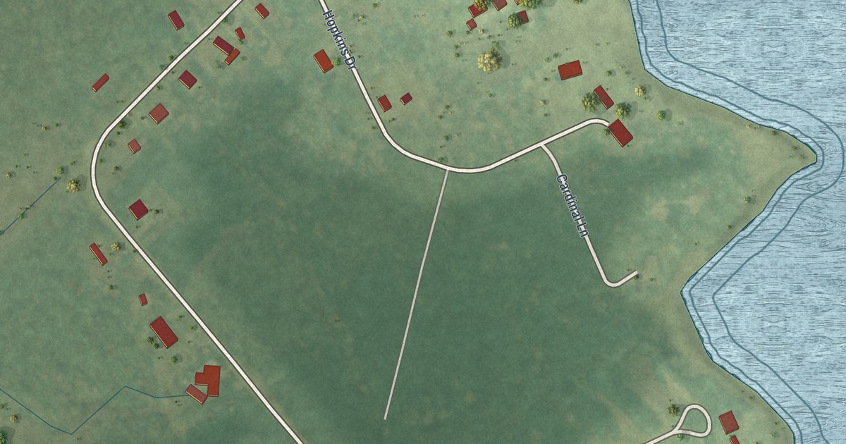 Map of Deep Creek, Virginia in 2026