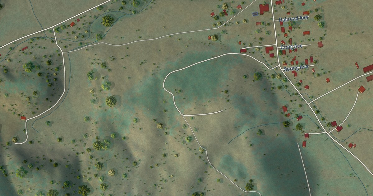 Map of Deerfield, Virginia in 2026