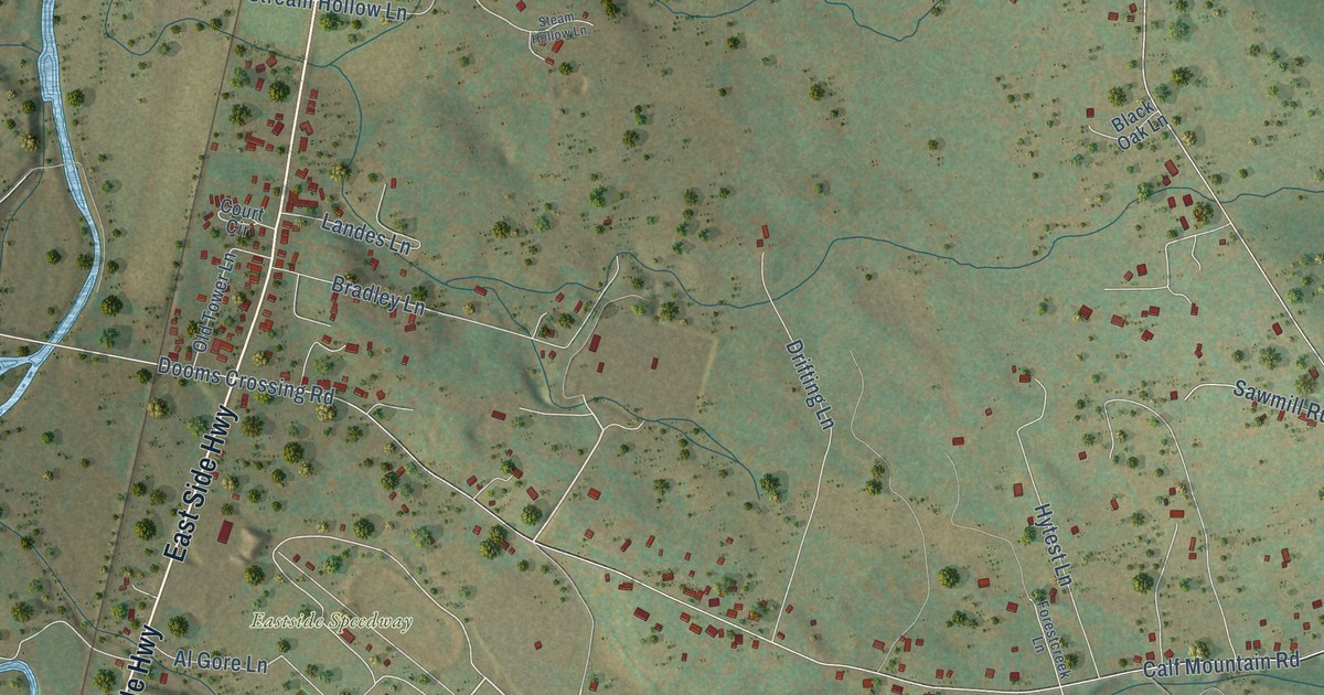 Map of Dooms, Virginia in 2026