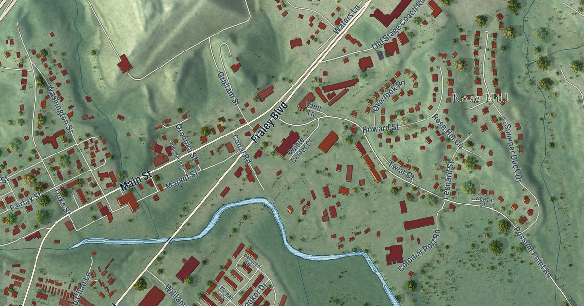 Map of Dumfries, Virginia in 2026