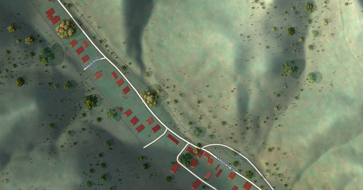 Map of Dunbar, Virginia in 2026