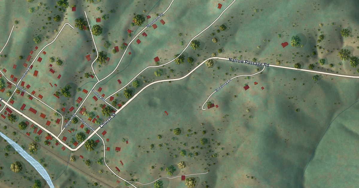 Map of Eagle Rock, Virginia in 2026