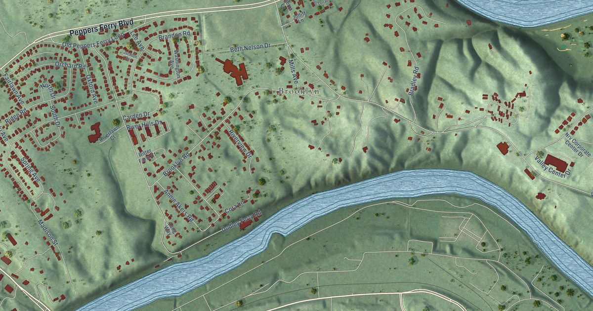 Map of Fairlawn, Virginia in 2026