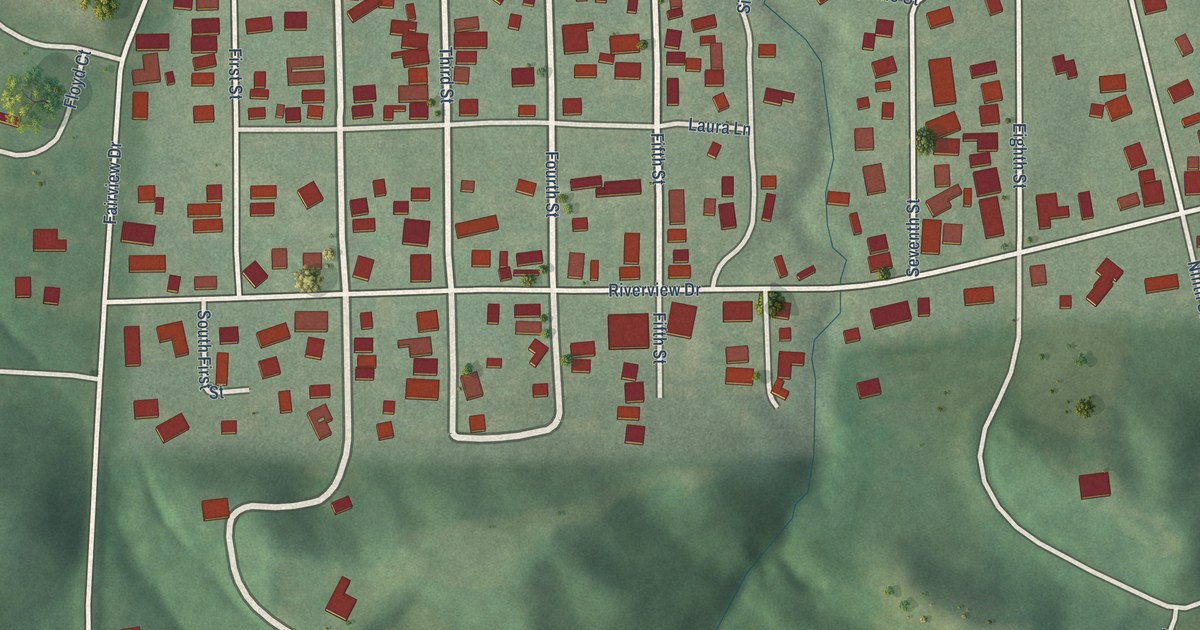 Map of Fairview Beach, Virginia in 2026