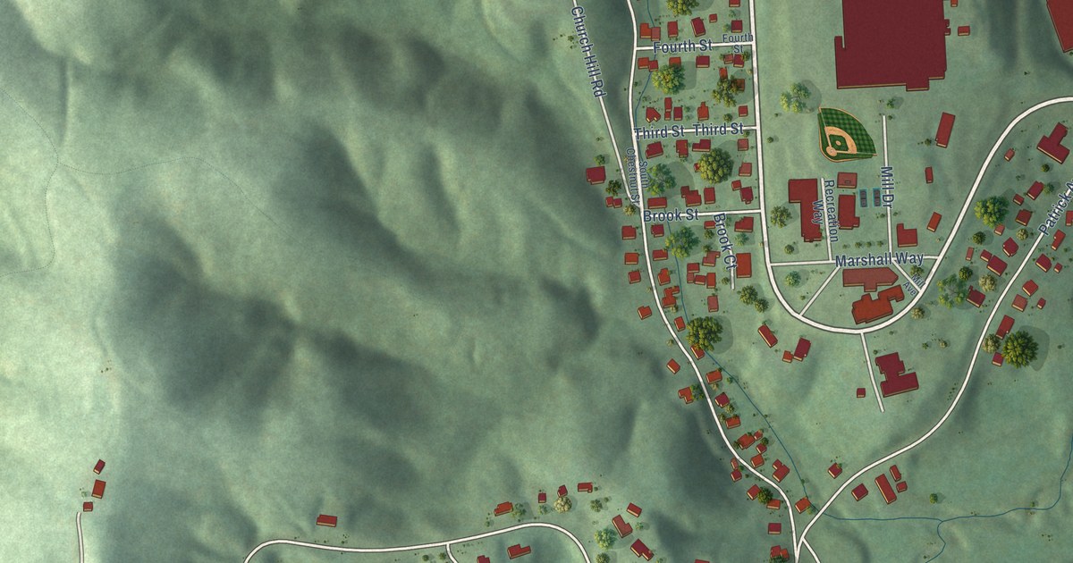 Map of Fieldale, Virginia in 2026