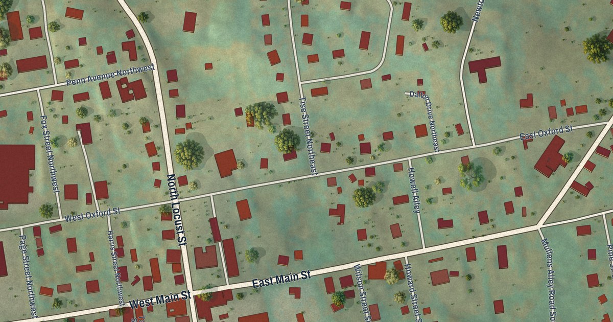 Map of Floyd, Virginia in 2026
