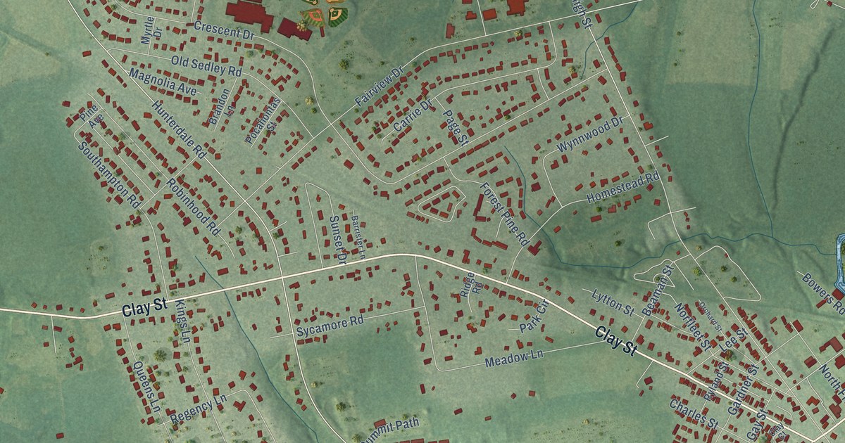 Map of Franklin, Virginia in 2026