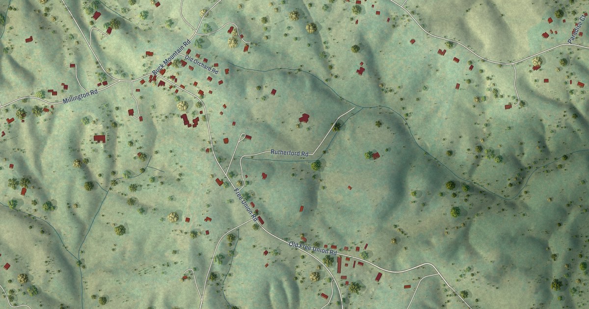 Map of Free Union, Virginia in 2026