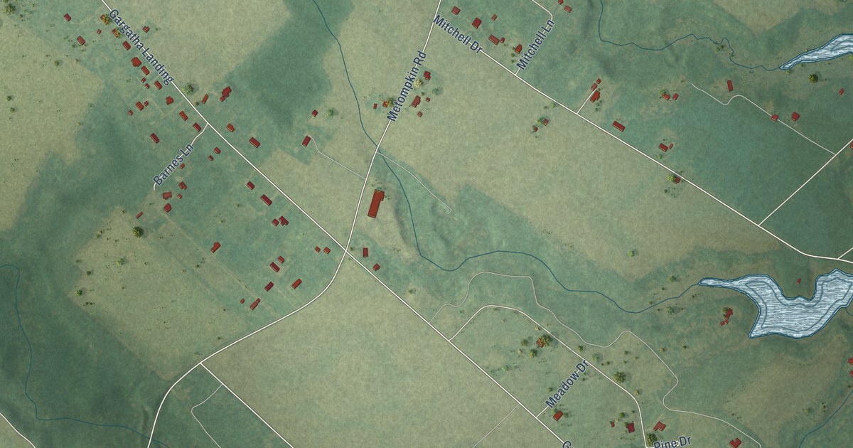 Map of Gargatha, Virginia in 2026