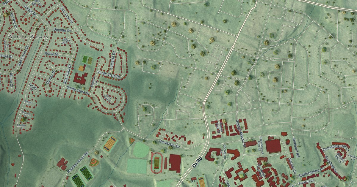 Map of George Mason, Virginia in 2026